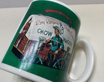 Roy Rogers and Dale Evans Collectible Souvenir Coffee Cup, 1992,  Arrow Catch Productions, Authorized by Roy Rogers Enterprise Coffee Mug