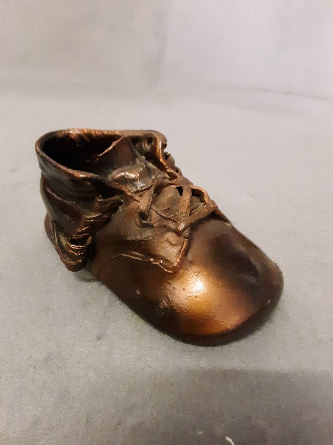 Bronze Baby Shoe Etsy
