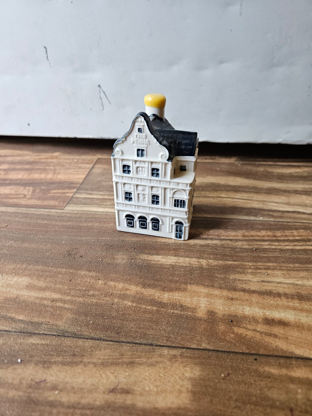 KLM Bols Liquor Bottle No. 85 Miniature Blue Delfts Liquor Bottle Etsy