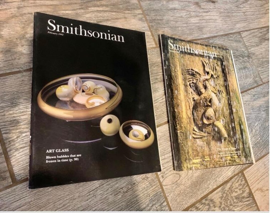 1992 Smithsonian Magazines - Art Glass and the Waters of Rome Magazines ...