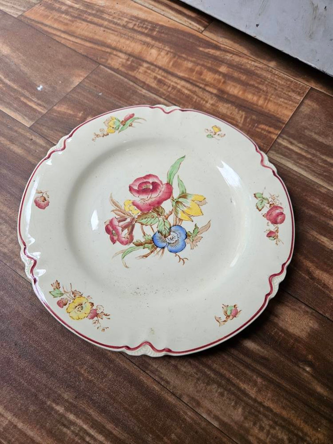 Sussex Woods Dinner Plate Burslem England Enoch 1784 Ralph Etsy