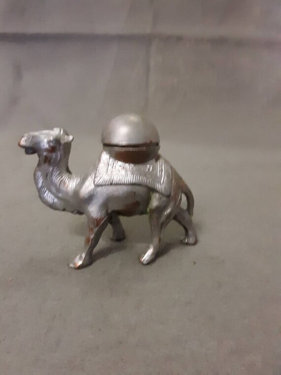 Camel Metal Figurine Cigarette Lighter Made In Japan Patent Etsy