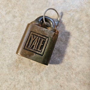 Vintage Lock Small Heavy Lock.  Bin #M