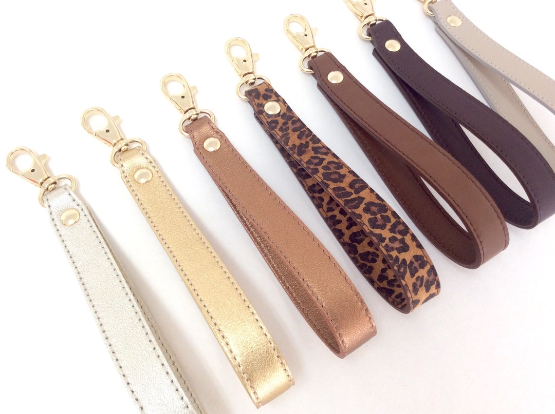 Leather Wristlet, Wristlet Keychain, Wristlet Strap, 6” Leather Strap, Wristlet Key Fob ...