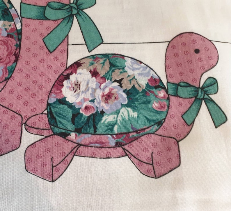 Turtle fabric panel.