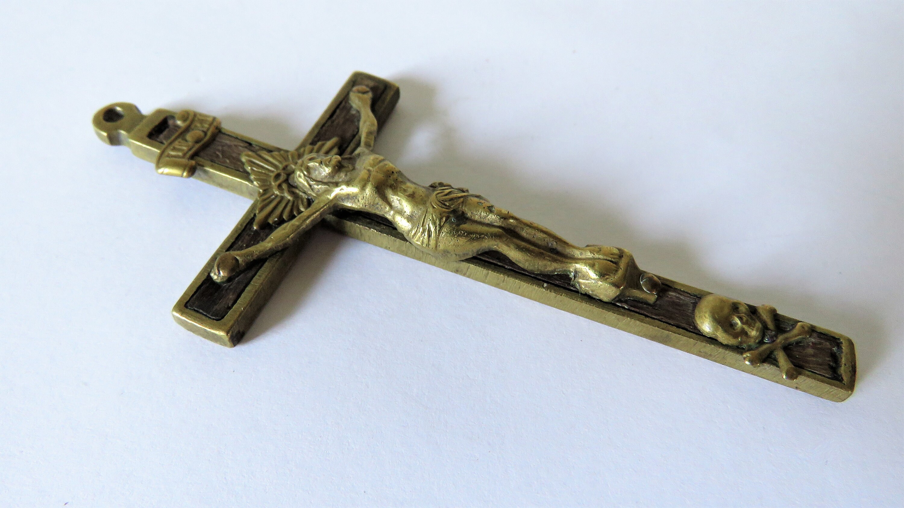Crucifix Antique Français Du Clergé d'ébène 4, 25