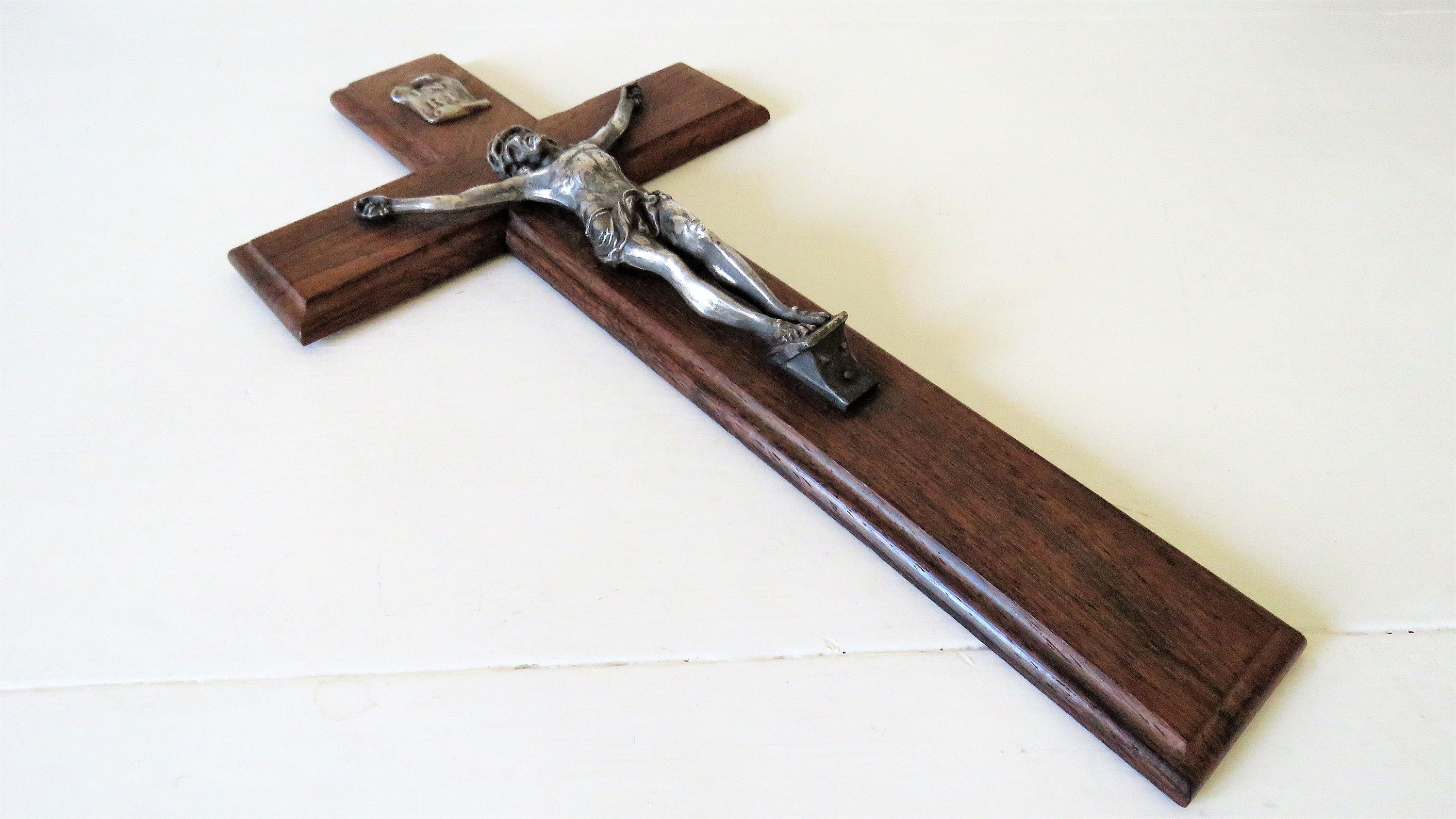 Crucifix Muraux Antiques Français, Crucifix Antique, Français