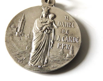 Antique French Medal Notre Dame De La Garde