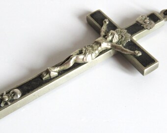 アンティークフランス製黒檀製十字架：聖職者用胸十字架 - Etsy 日本