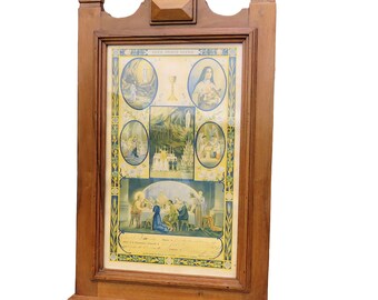 ヴィンテージのフィレンツェの聖母子像（木版画） - Etsy 日本