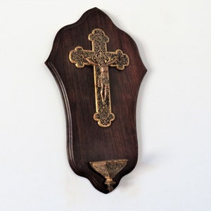 Antique French Holy Water Font