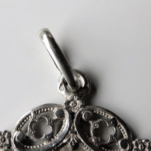 Antique French Silver and Gold First Communion Pendant, First Communion ...