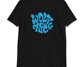 Wolf Alice Blue Short-Sleeve Unisex T-Shirt