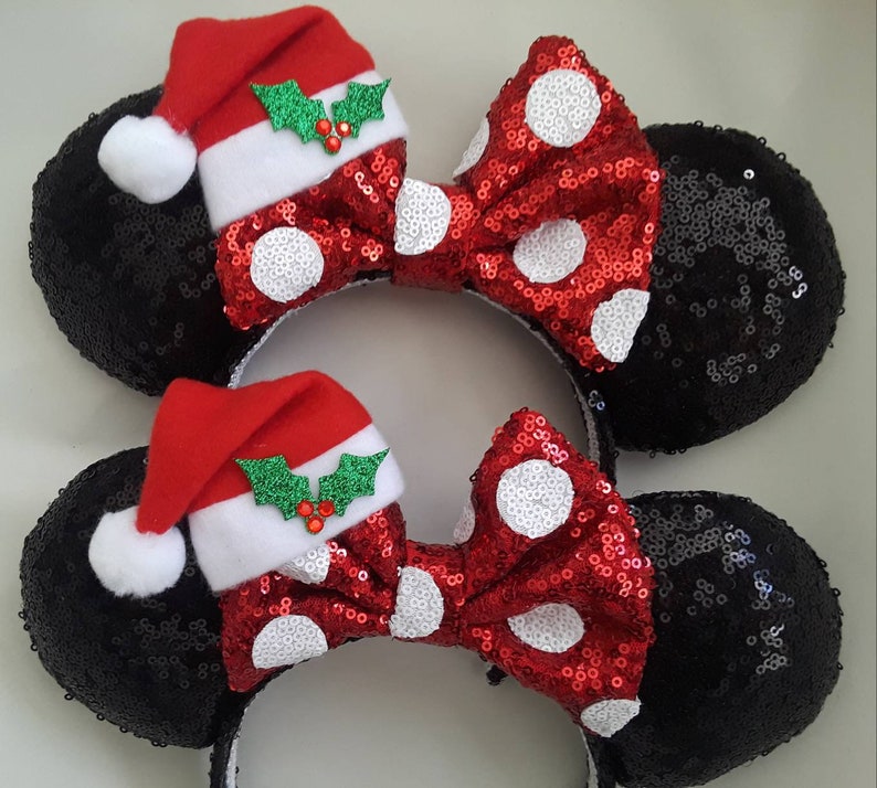 Christmas Minnie SantaClassic Holiday Ears image 3