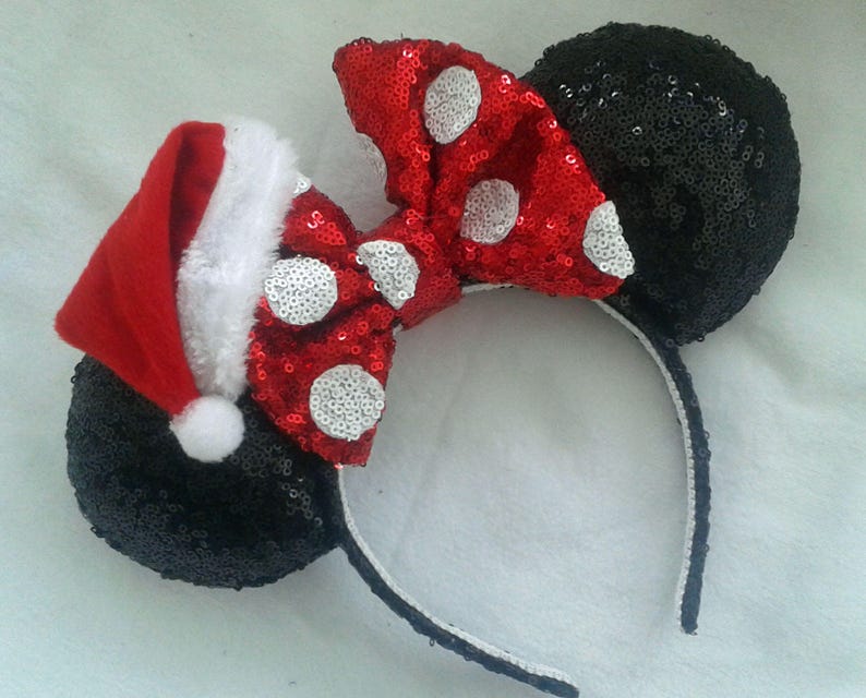 Christmas Minnie SantaClassic Holiday Ears image 4