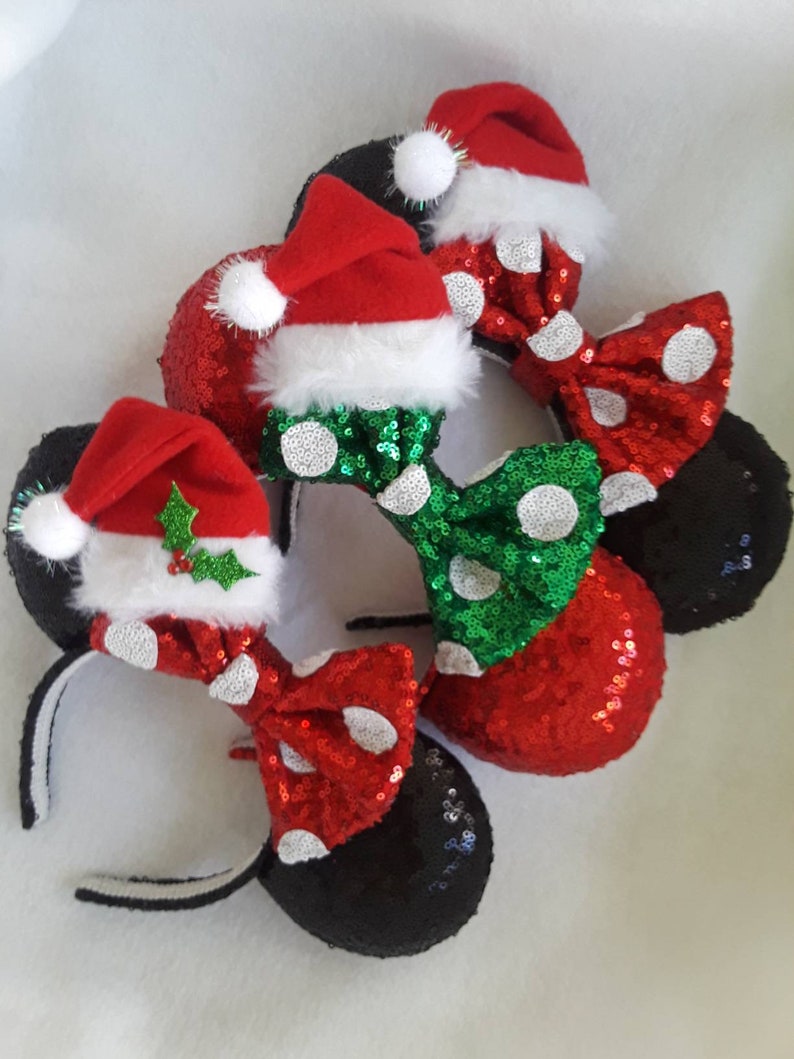 Christmas Minnie SantaClassic Holiday Ears image 1
