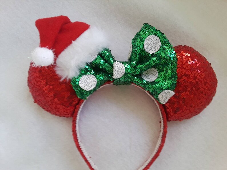 Christmas Minnie SantaClassic Holiday Ears image 6