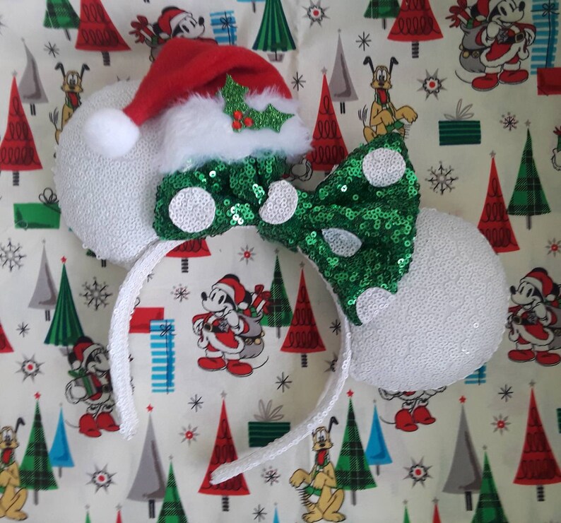 Christmas Minnie SantaClassic Holiday Ears image 8