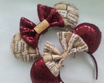 Handmade 2022 Epcot International Food & Wine Festival Custom Mouse Ears inspired by Disney