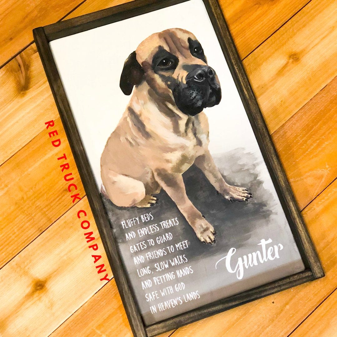 Dog Memorial Gift Pet Memorial Gifts Rainbow Bridge Dog Pet