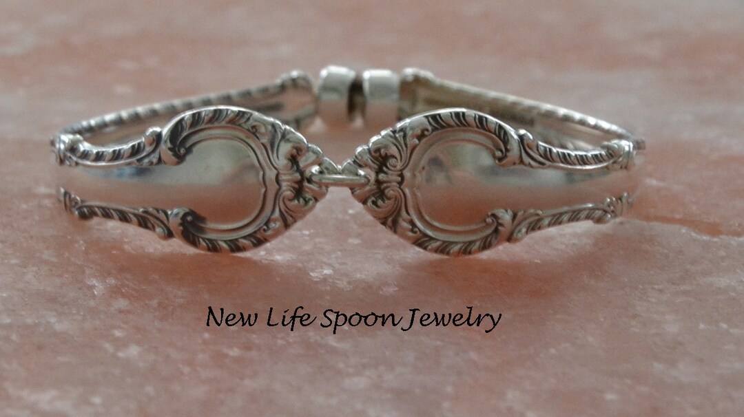 Sterling Silver Spoon Bracelet by Gorham english Etsy