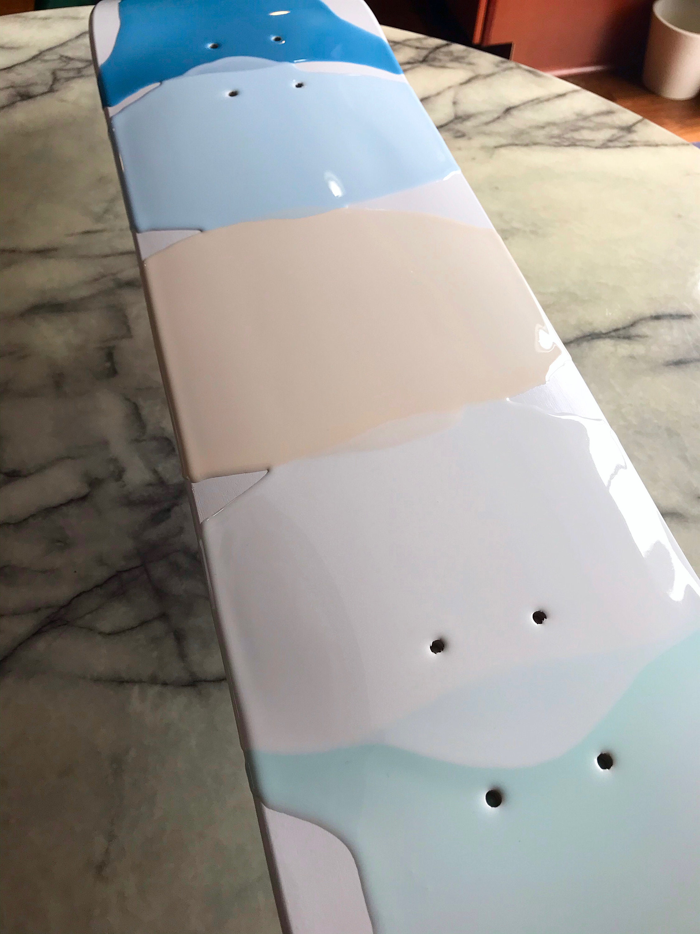 Epoxy Resin Skateboard Deck Etsy