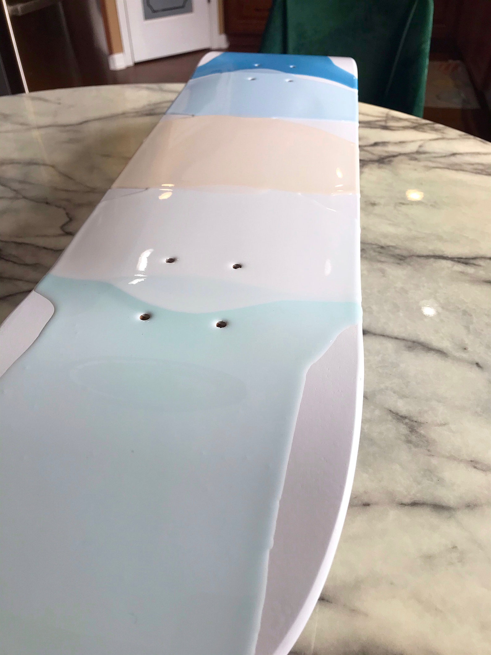 Epoxy Resin Skateboard Deck Etsy