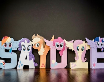 My Little Pony PAPER MACHE Letters - cost is per letter