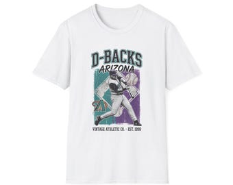 D-Backs Arizona Baseball Player Tee | Vintage Athletic Graphic T-Shirt