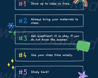 Responsibility Classroom Poster