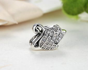 pandora charm cigno pandora charm cigno