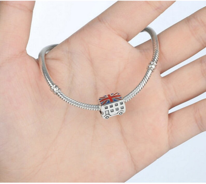 Sterling 925 silver London bus bead fits Pandora charm Etsy