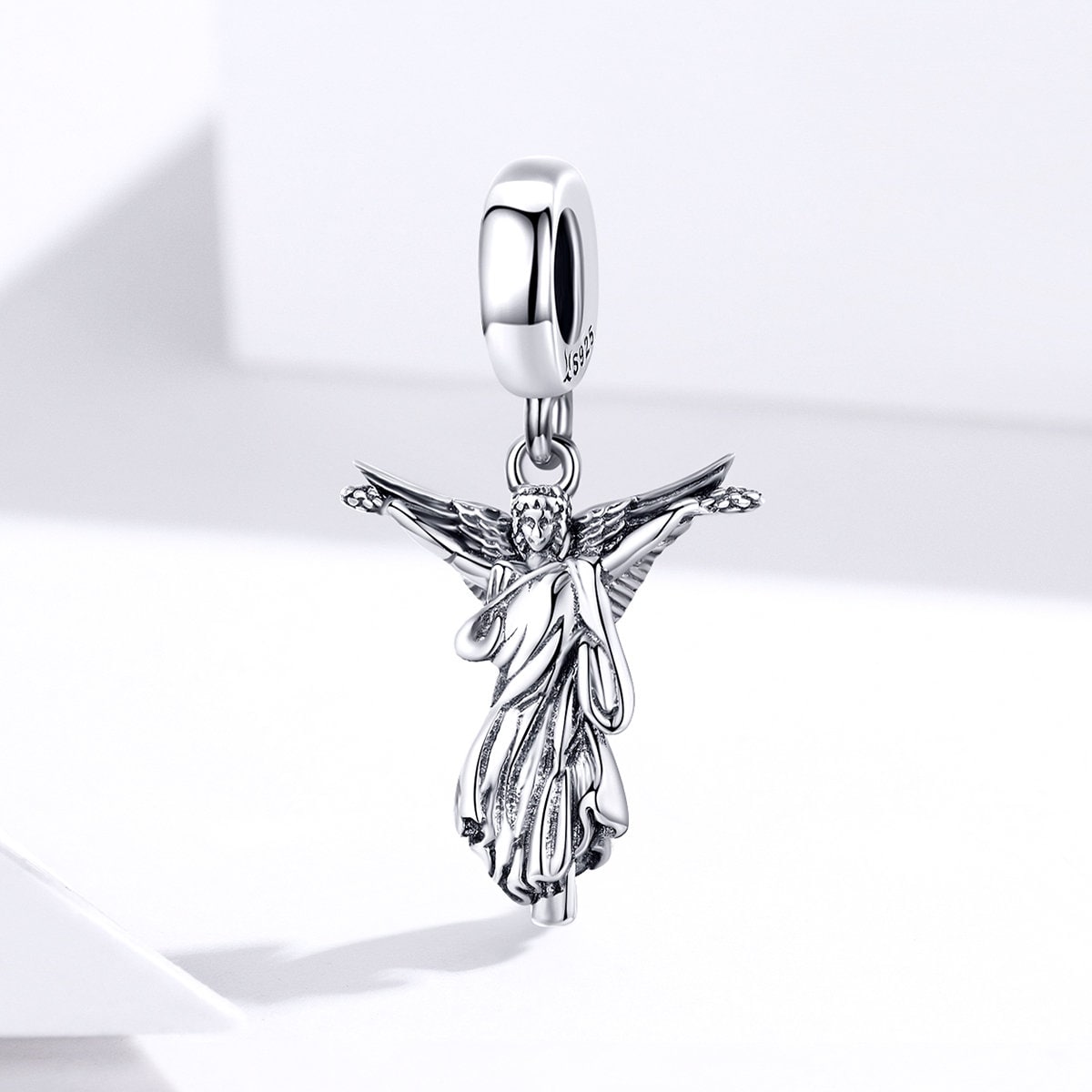 Sterling 925 silver charm Jesus bead pendant fits Pandora Etsy