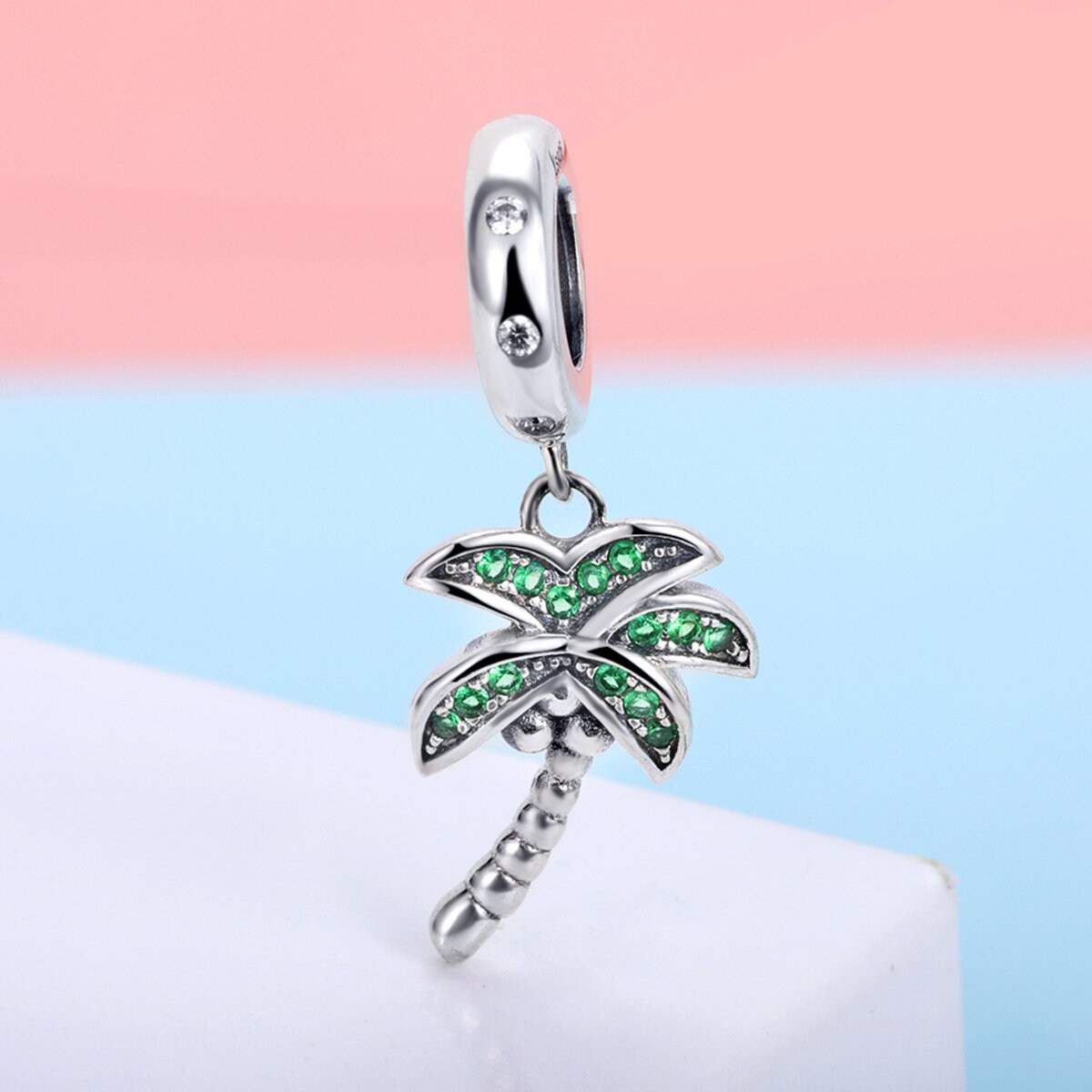 Sterling 925 Silver Charm the Green 