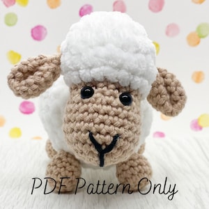 Sheep Crochet Pattern | Amigurumi Pattern | Cute Farm Animal | Easter Spring Lamb | Baby | Holidays | Instant Download | PDF