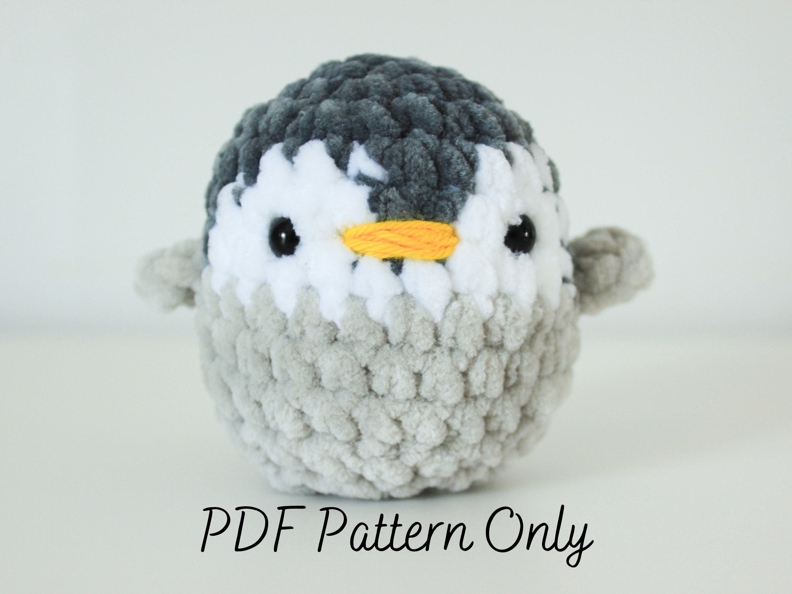 Percy the Penguin Crochet Pattern Fluffy Amigurumi Crochet