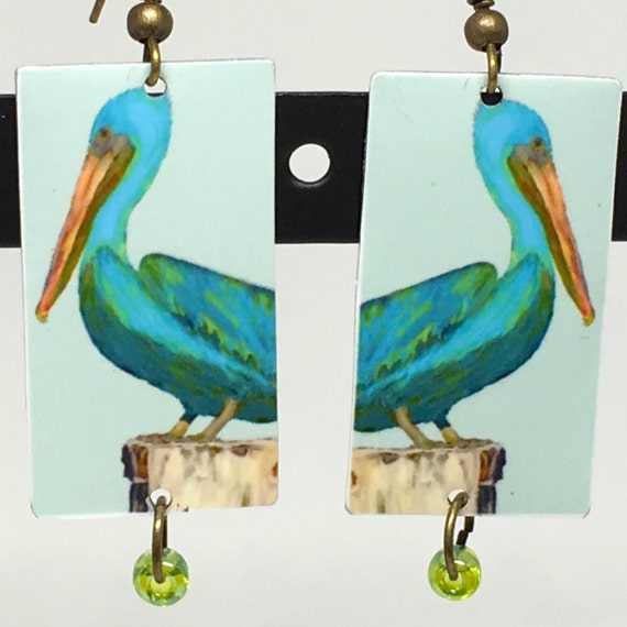 pelican earrings