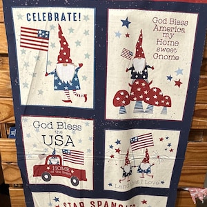 Gnome parade 4th of July Panel