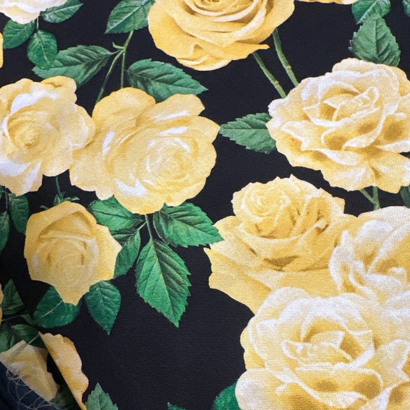 Yellow Rose Curtains - Etsy