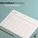 Weekly Planner Printable. Weekly Schedule 6am 10pm. Hourly - Etsy