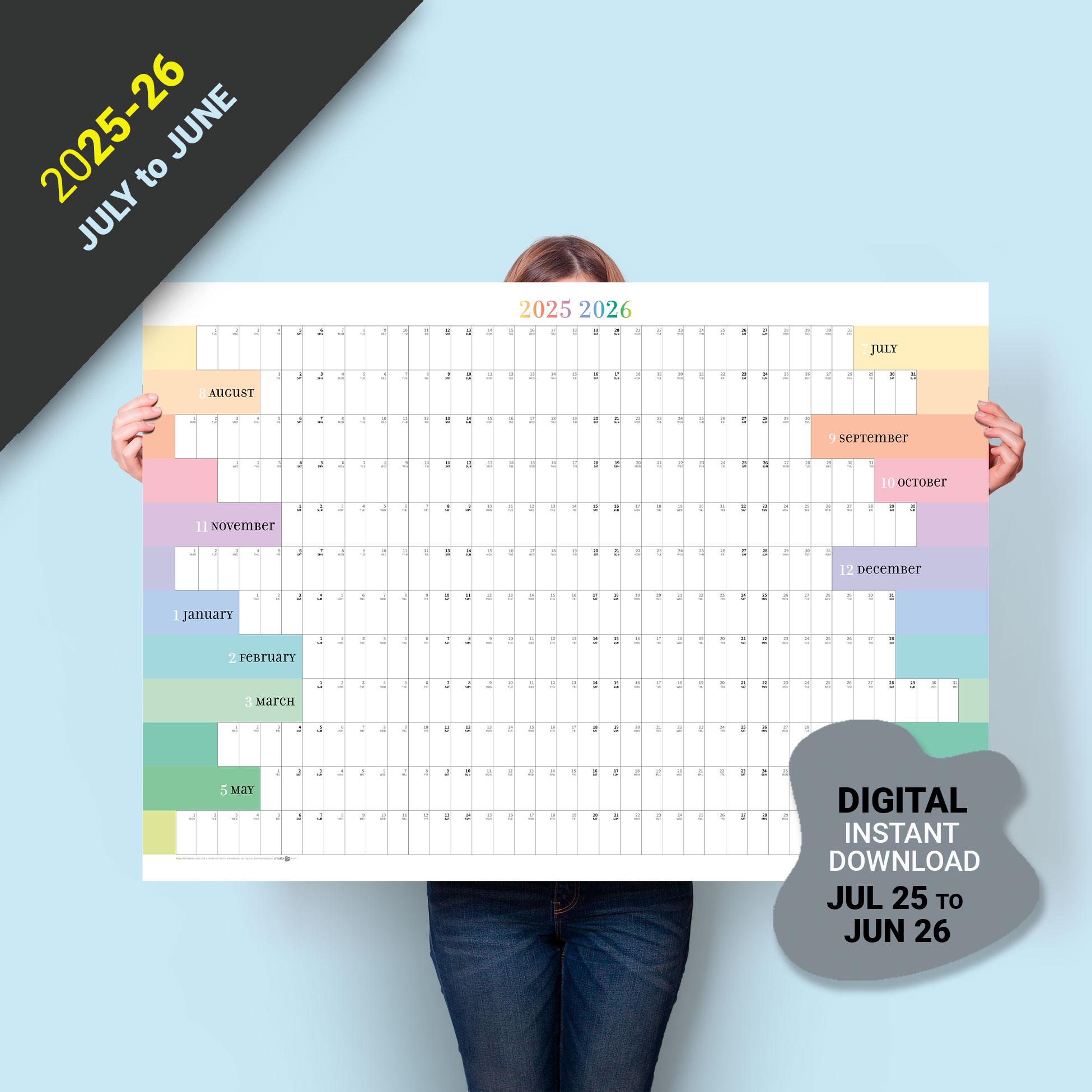 School Year Calendar 2025 2026 - Etsy school-year-calendar-2025-2026-etsy