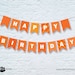 Happy Birthday Orange Banner. PRINTABLE Orange Bunting. Orange Party ...