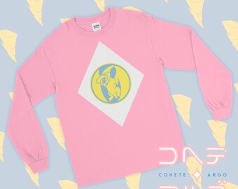Pastel Ranger [Long Sleeve T-Shirt] Dreamy Pink 90's Fairy Kei vibes