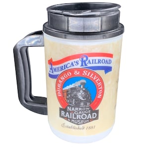 Durango And Silverton Narrow Gauge Railroad Insulated Souvenir Cup 2006 Vintage