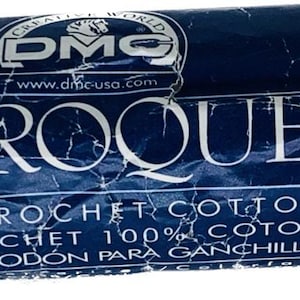 DMC Baroque Crochet Thread White 100% Cotton Super Mercerized Colorfast 165527
