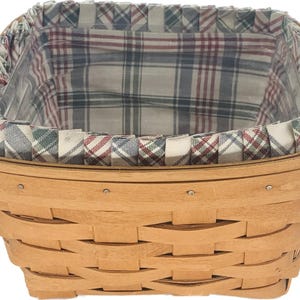 Longaberger Berry Basket Combo Large Longaberger Basket Liner Protector Combo Basket Decor Gift Country Home Decor Housewarming Gift Basket