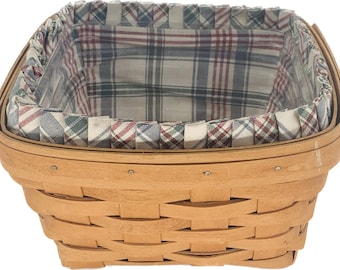 Longaberger Berry Basket Combo Large Longaberger Basket Liner Protector Combo Basket Decor Gift Country Home Decor Housewarming Gift Basket