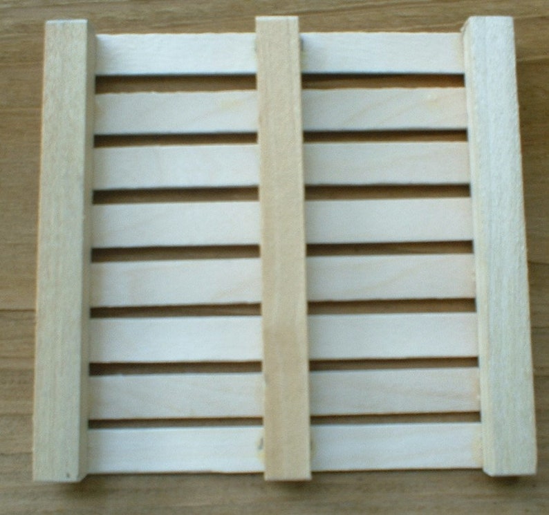 Natural Wood Pallet Coaster