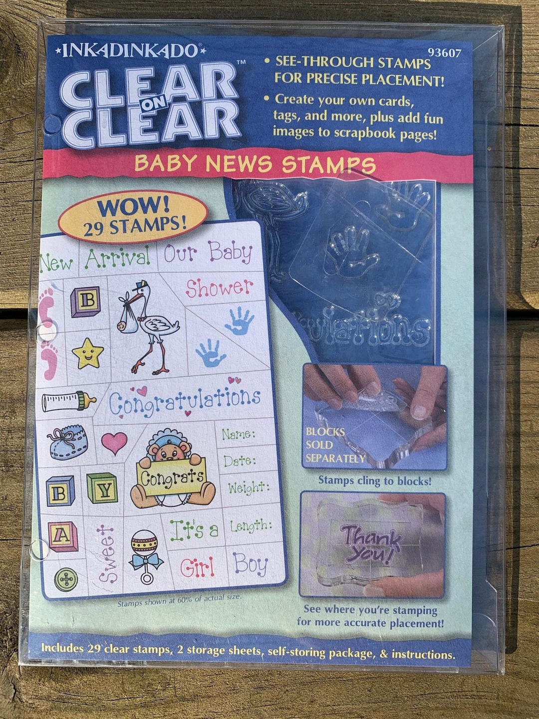 INKADINKADO ® Clear Stamps Klare Stempel HobbyHäuschen