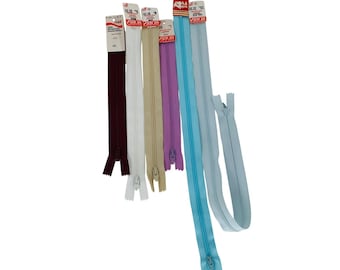 Nylon Multicolor Zipper Multicolor Polyester Zipper Lot 6 Zippers USA Made In USA Zipper Varied Lengths Zipper Nylon Zipper Lot Multicolor